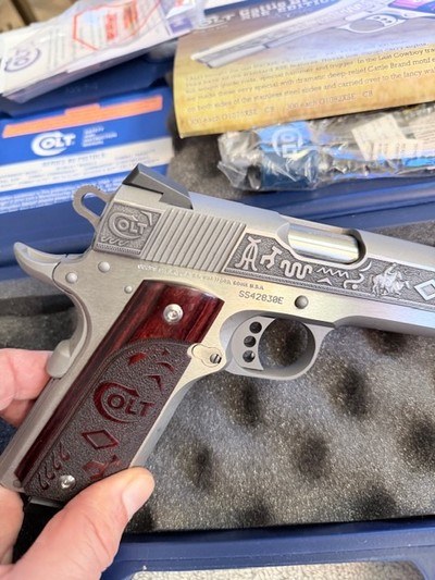 Excellent Colt TALO Cattle Brands 45 acp in box - Image 4 of 12