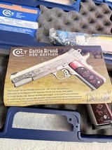 Excellent Colt TALO Cattle Brands 45 acp in box - Image 12 of 12