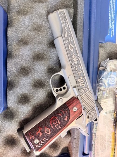 Excellent Colt TALO Cattle Brands 45 acp in box - Image 2 of 12