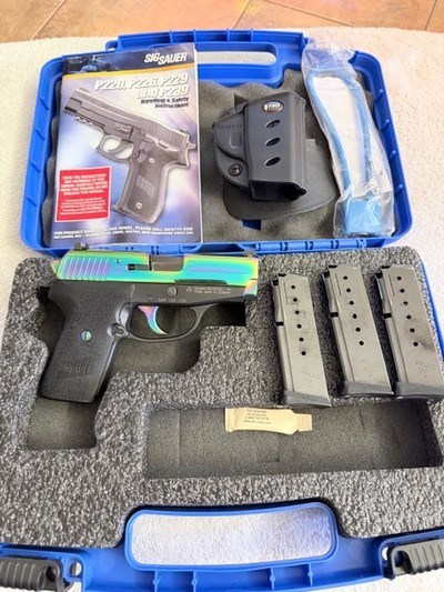 Limited run Sig P239 Rainbow, 40 S&W as new in Box - Image 1 of 15