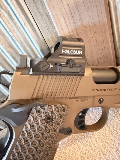 Springfield TRP AOS 9mm bobtail Commander with Holosun - Image 11 of 17