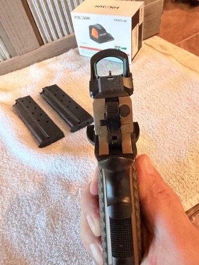 Springfield TRP AOS 9mm bobtail Commander with Holosun - Image 12 of 17