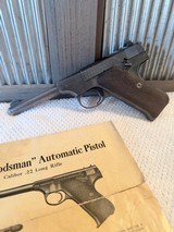 1937 Colt Woodsman in box, papers, 2 tone mag - Image 9 of 17