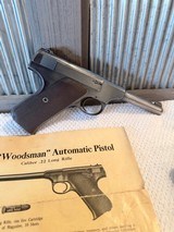 1937 Colt Woodsman in box, papers, 2 tone mag - Image 5 of 17