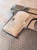 1923 Colt 1908 25acp, nickel, mother of pearl - 8 of 10