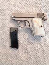 1923 Colt 1908 25acp, nickel, mother of pearl - 10 of 10