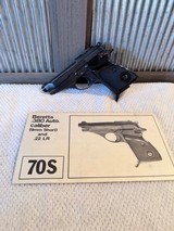 Beretta 70S 22LR pistol excellent with manual - 1 of 12