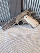 1943 Remington Rand, nickeled, original parts, nice!