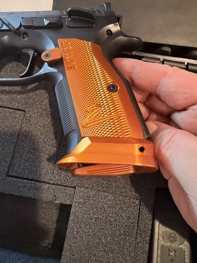 NEW CZ TS 2 Orange, 40 S&W, optic ready - Image 9 of 17