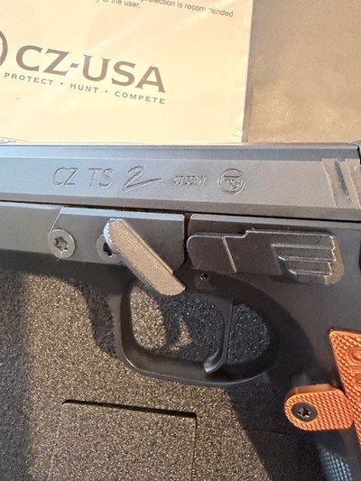 NEW CZ TS 2 Orange, 40 S&W, optic ready - Image 7 of 17