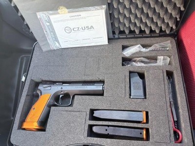 NEW CZ TS 2 Orange, 40 S&W, optic ready - Image 1 of 17