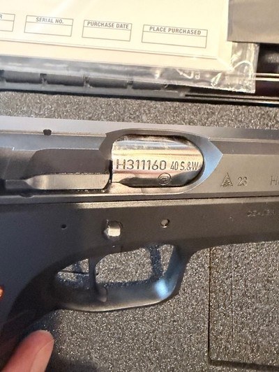 NEW CZ TS 2 Orange, 40 S&W, optic ready - Image 4 of 17