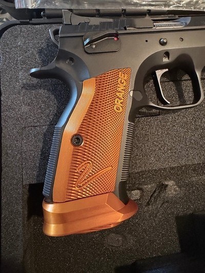 NEW CZ TS 2 Orange, 40 S&W, optic ready - Image 5 of 17