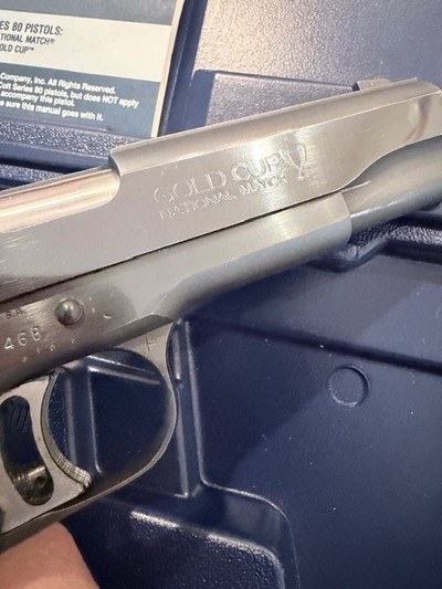 1991 Colt Gold Cup National Match 45 acp in box - Image 5 of 9