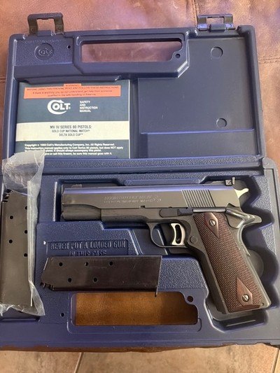 1991 Colt Gold Cup National Match 45 acp in box - Image 1 of 9