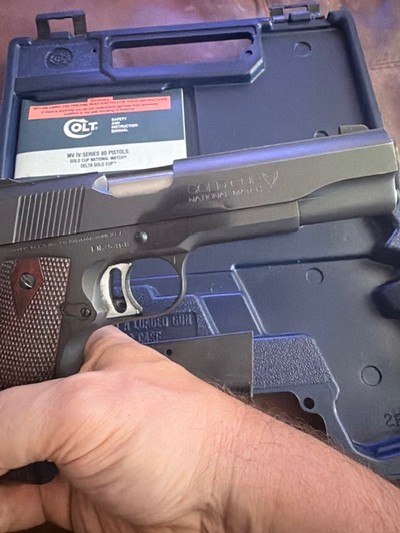 1991 Colt Gold Cup National Match 45 acp in box - Image 2 of 9