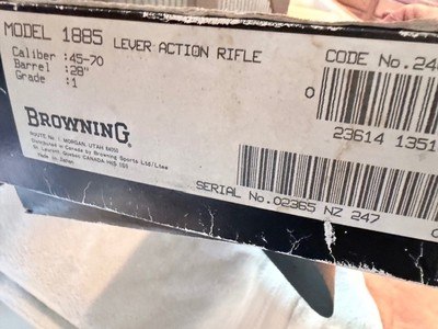 Unfired in box Browning 1885 45-70 Single shot, beautiful - Image 17 of 19