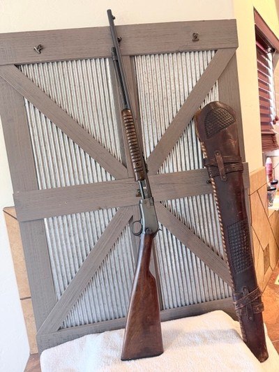 1958 Winchester 62a 22LR with scabbard - Image 7 of 15