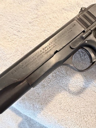 Ballester Rigaud 1911 45 acp, early production - Image 4 of 13