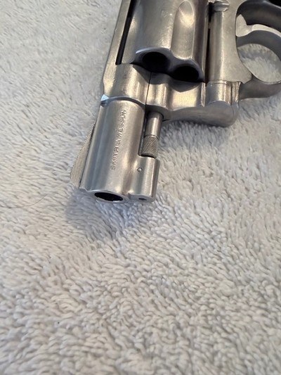 S&W model 60 no dash with Crimson Trace grips - Image 9 of 11