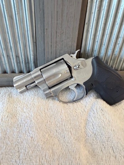 S&W model 60 no dash with Crimson Trace grips - Image 1 of 11