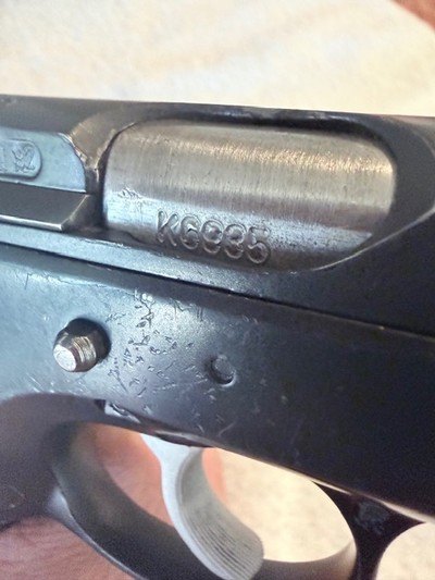 1991 CZ 75 Pre B 9mm in good shape - Image 7 of 13