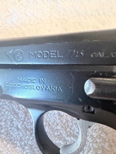 1991 CZ 75 Pre B 9mm in good shape - Image 4 of 13