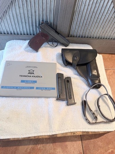Bulgarian Makarov package, service log, holster, mags - Image 1 of 15