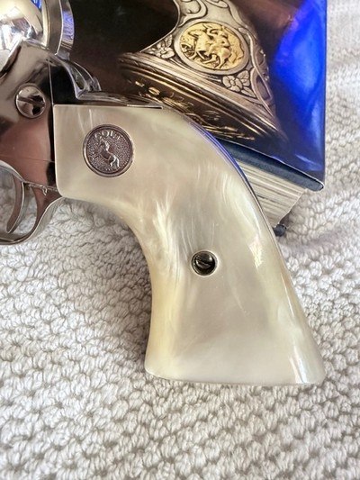 1963 Nickel Colt SAA 2nd Gen, 357 Mag, 4 3/4 inch - Image 3 of 15