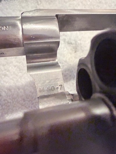 Excellent S&W Model 60-7 38 plus P snub pre lock - Image 14 of 14