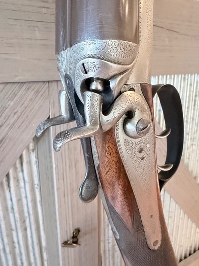 Beautiful Early George Gibbs 12 gauge sxs hammers - Image 3 of 20