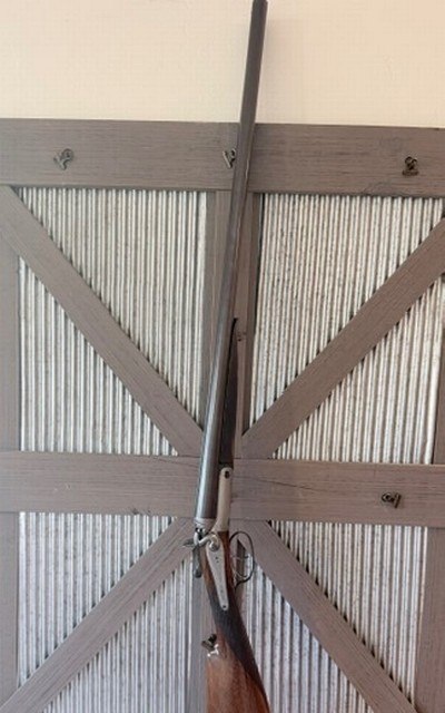 Beautiful Early George Gibbs 12 gauge sxs hammers