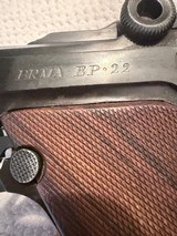 Erma EP22 Luger 22Lr German Luger - Image 6 of 14