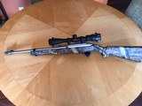 RUGER -Take Down- Threaded Barrel- Muzzle Break. Like New. Camo. - 2 of 10