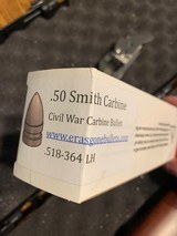 Pietta reproduction Smith Carbine .50 w/bullet mold and 100 qty cases - 12 of 15
