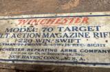 Winchester model 70 , 220 Swift Target - 2 of 15