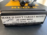 Ruger MK II Government Target 22 LR Bull Barrel - 2 of 10