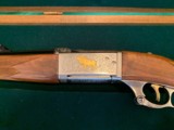 Savage 99 CE Centennial Edition Engraved gold Embellished Rifle - 8 of 19