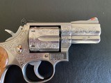 Smith & Wesson 686 no dash 2.5 inch barrel custom engraved. - 7 of 15