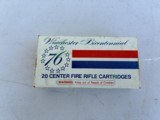 Winchester bicentennial 76 30-30 150 grain silvertip cartridges.