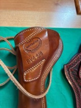 Smith and Wesson grips and leather holsters - 6 of 6