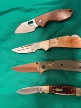 Western buck browning CRKT bone handle customs - 7 of 13