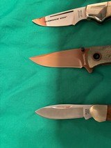 Western buck browning CRKT bone handle customs - 9 of 13