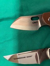 Western buck browning CRKT bone handle customs - 10 of 13