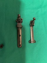 Lyman 29 1/2 tang sight. Marble R7 tang sight.