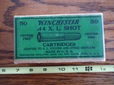 WINCHESTER .44 X.L. SHOT MARBLES GAMEGETTER - 1 of 13