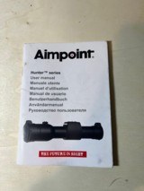 Aimpoint 34 L Hunter with with Spuhr Quick Detach Mount - 5 of 6