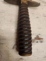 CONFEDERATE DOUBLE-EDGED McELROY BOWIE KNIFE - 2 of 12