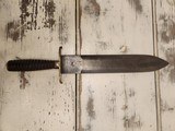 CONFEDERATE DOUBLE-EDGED McELROY BOWIE KNIFE - 1 of 12