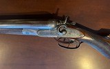 W&C Scott 12ga Hammer shotgun